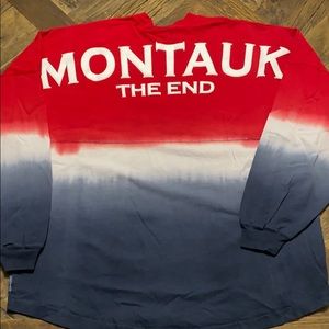 MONTAUK THE END Red White & Blue Jersey Shirt